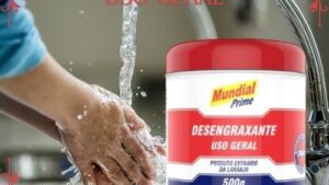 Jabón Desengrasante Biodegradable C/Extracto Naranja / Lava Manos x 500Grs Mundial Prime