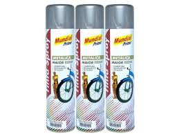 Pintura Aerosol Metalico Colores Aluminio / Prata / Mundial Prime - Secado Rápido - Gran Cobertura - Uso General x 400ml - Imagen 4