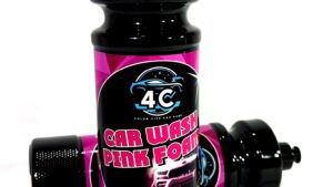 Car Wash Pink Foam - Shampoo P/Lavaderos Super Espuma Rosa 4C-D02 / Magic Color Pink / Dilucion 1:260L Agua / Envase 500ml / Ideal Maquinas Espuma Mod.D021500