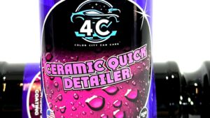Ceramic Quick Detailer 4C / Tratamiento Ceramico Ultra Brillo Pintura Automóvil 1 Litro Mod.S11-1