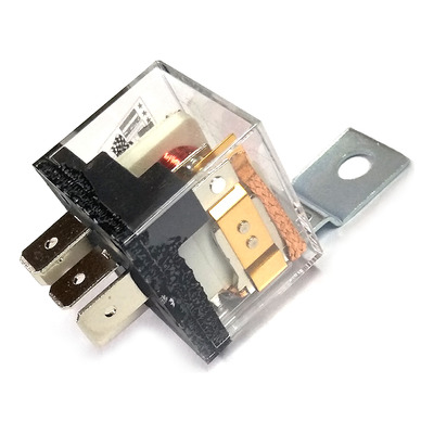 Relay / Rele Trasnparente 4 Patas/4 Pines 12V / 80 Amperes / Universal / Automovil x Unidad Mod.JD1912