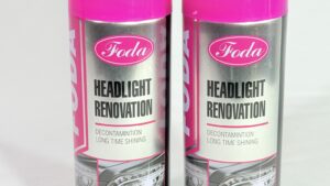 Barniz Spray Recuperador Faros Delanteros / Headlight Restorer FODA Automóviles  235ml - Mod.ZYH134