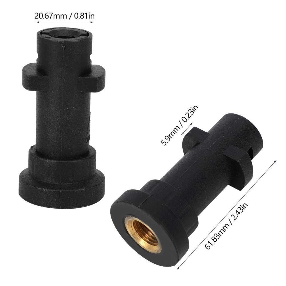 Adaptador Terminal Lanza Karcher / Acople Rápido P/Pistola de Espuma de Lavado Vehículos - Manguera Hidro - Imagen 7