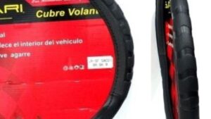 Cubre Volante Universal PVC Diámetro 38cm / Negro / Mod.C01BK