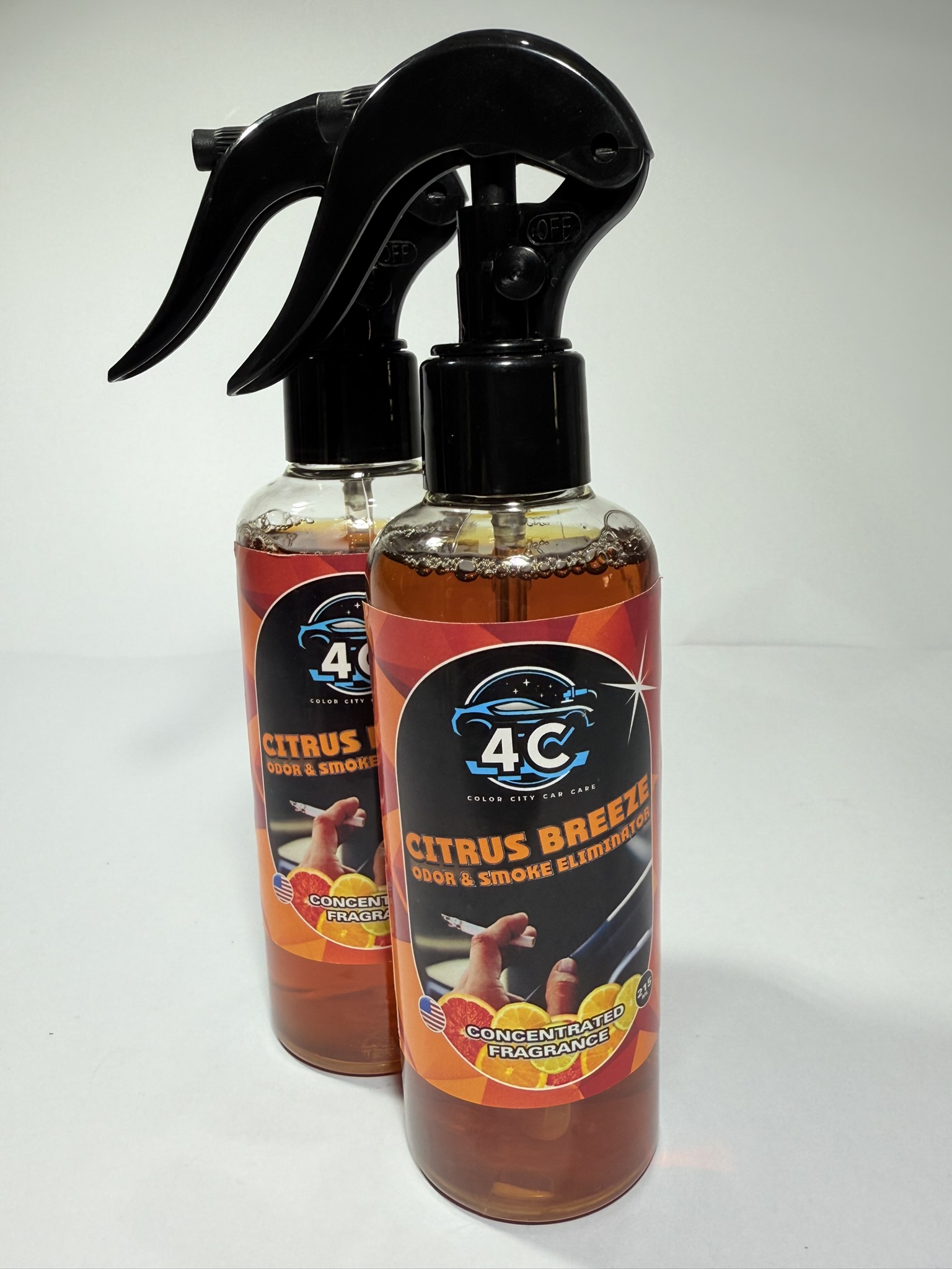 Odor Eliminator & Re-Fresh Aroma Citrus Breeze / Eliminador de Olores / Cigarrillo / Alformbras / Sillones Telas / Ropa / Autos/Hogar Mod.215ml - Imagen 5