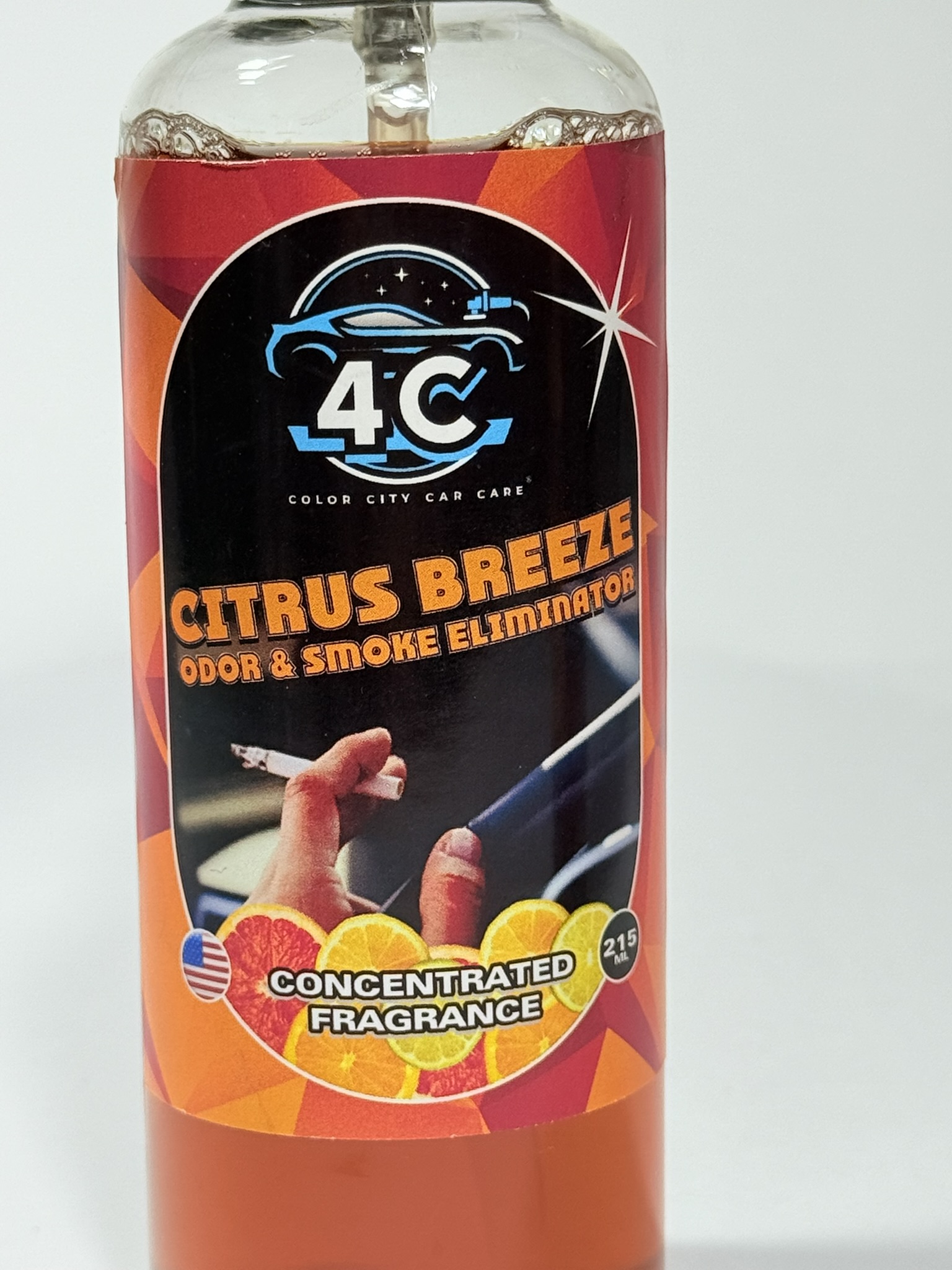 Odor Eliminator & Re-Fresh Aroma Citrus Breeze / Eliminador de Olores / Cigarrillo / Alformbras / Sillones Telas / Ropa / Autos/Hogar Mod.215ml - Imagen 3
