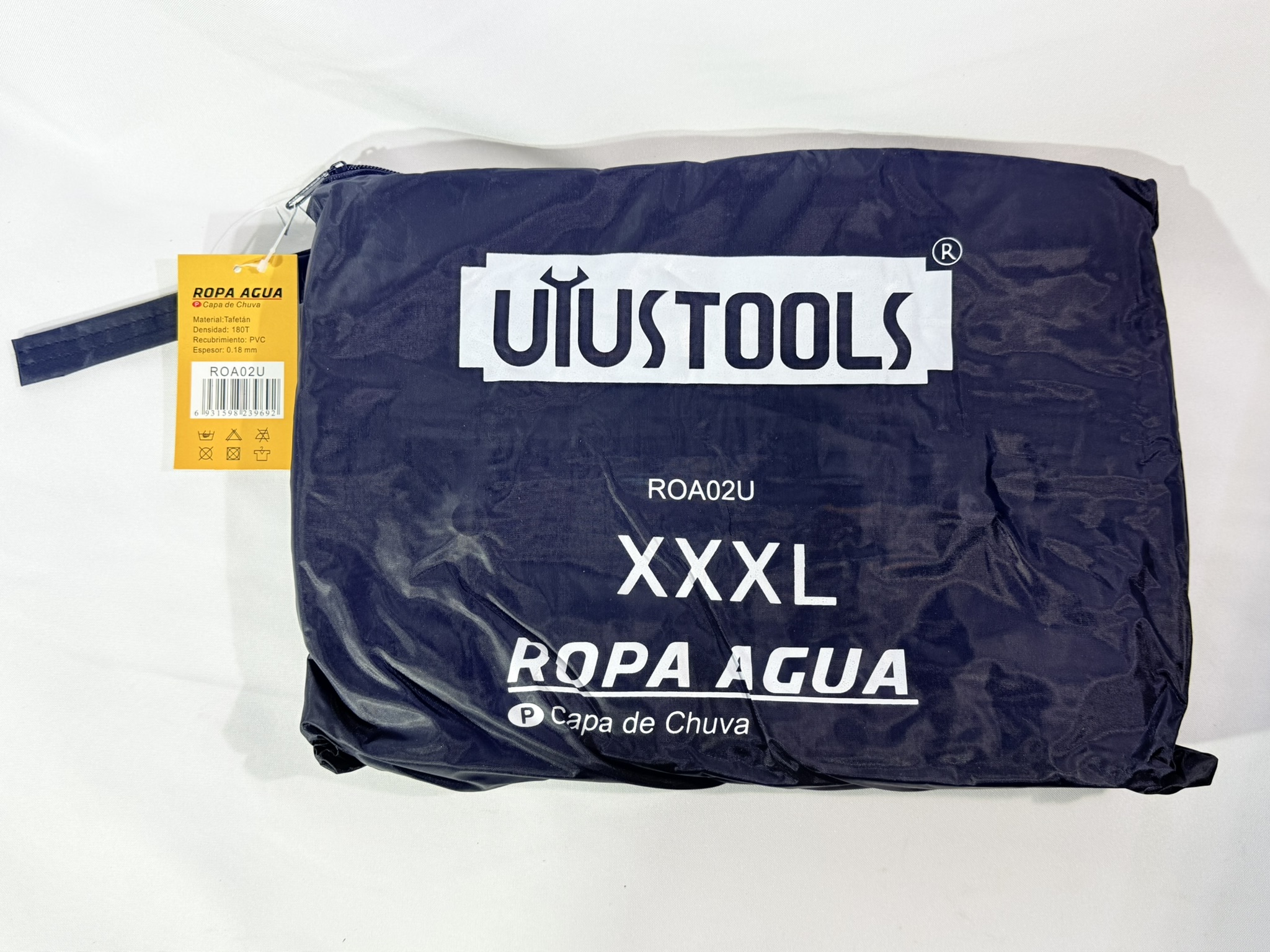 Equipo Lluvia - Pilot Completo Impermeable / Pantalón & Chaqueta C/Capucha & Puños Elásticos / Bandas Reflectoras / Azul Oscuro / Incluye Sobre Porta Pilot / UYUSTOOLS-Eco-T - Mod.A02U - Imagen 19