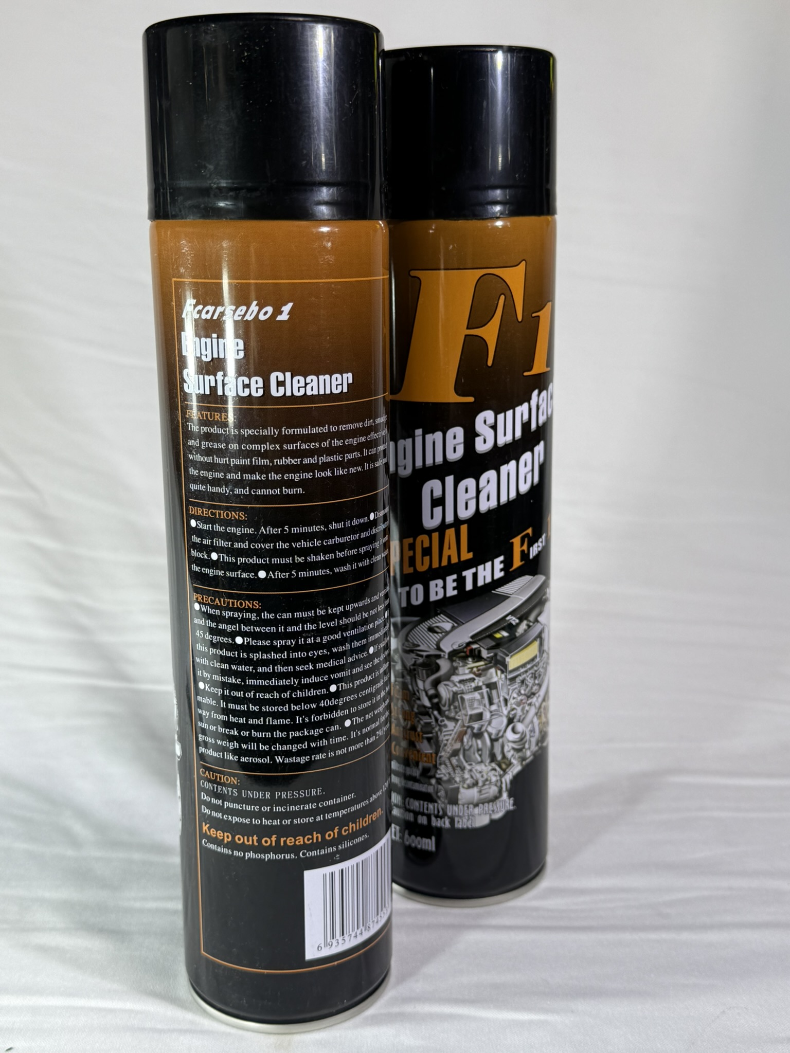 Limpiador & Embellecedor Piezas Plásticas & Gomas del Compratimiento del Motor F1 / Engine Surface Cleaner / x 650ml Mod.108 - Imagen 4