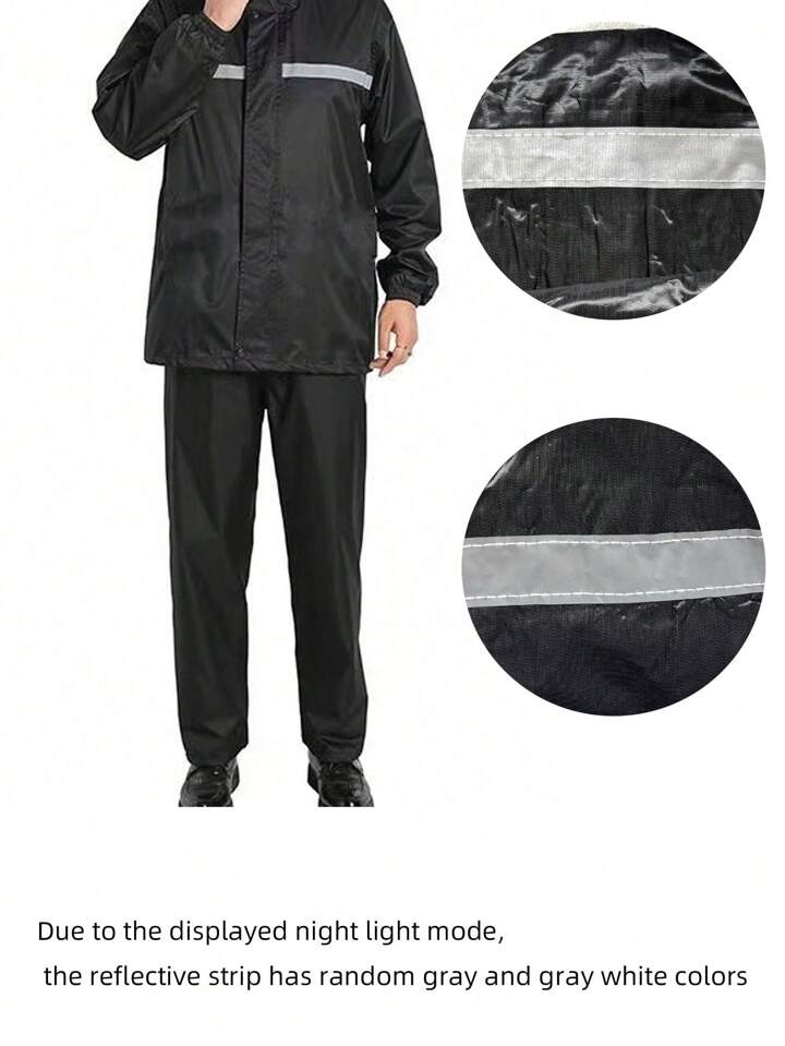 Equipo Lluvia - Pilot Completo Impermeable / Pantalón & Chaqueta C/Capucha & Puños Elásticos / Bandas Reflectoras / Azul Oscuro / Incluye Sobre Porta Pilot / UYUSTOOLS-Eco-T - Mod.A02U - Imagen 13