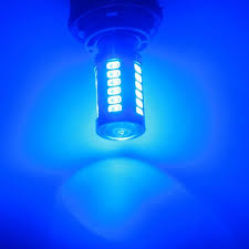 Lamparas 1 Polo 1156 32 Leds + Lupa - 32SMD Ultra Brillo 12v Azul x Par Mod.2521 - Imagen 5