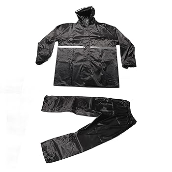 Equipo Lluvia - Pilot Completo Impermeable / Pantalón & Chaqueta C/Capucha & Puños Elásticos / Bandas Reflectoras / Azul Oscuro / Incluye Sobre Porta Pilot / UYUSTOOLS-Eco-T - Mod.A02U - Imagen 7