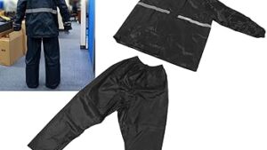 Equipo Lluvia - Pilot Completo Impermeable / Pantalón & Chaqueta C/Capucha & Puños Elásticos / Bandas Reflectoras / Azul Oscuro / Incluye Sobre Porta Pilot / UYUSTOOLS-Eco-T - Mod.A02U