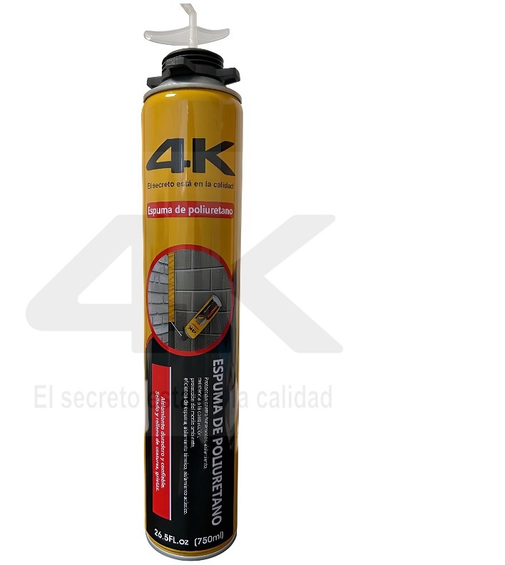 Espuma de Poliuretano Expandido 4K - 750ml - Imagen 2
