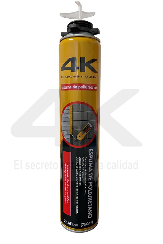 Espuma de Poliuretano Expandido 4K - 750ml