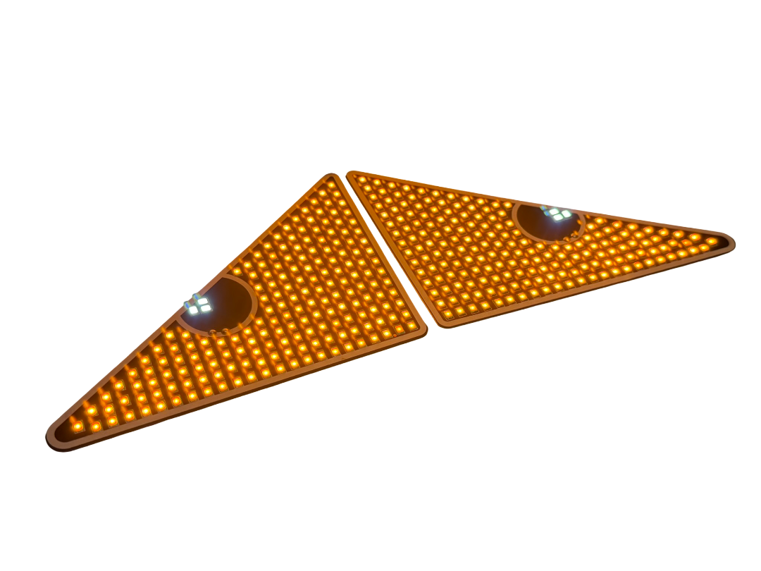 Juego Ojos Leds Decorativos P/Luneta Trasera Auto / Motor / Colores : Naranja o Rojo / Tipo Diablo Mod.LY1/2 - Imagen 7