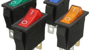 Llave Interruptor Switch Tecla P/Tableros Multiuso C/Luz Led 12v - 20A