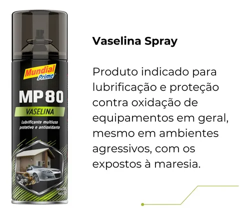 Vaselina Aerosol / Spray Protector Oxidacion / Lubrica Cableado de Instalaciones Electricas / Cables Frenos / Etc. / Mundial Prime x 250ml - Imagen 6
