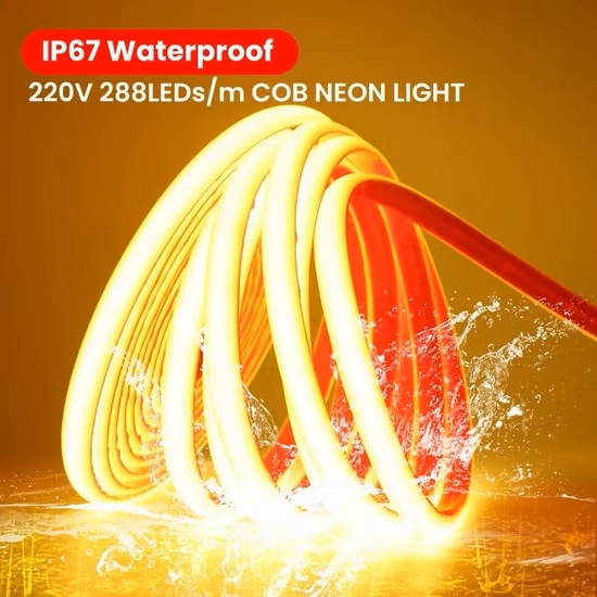 Rectificador / Transformador 220v P/Tira Cable Led Neon Continua COB Autoadhesiva - Mod.20101/20203 - Imagen 2