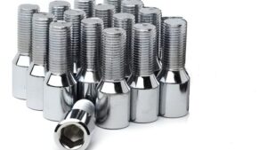 Tornillo Cromado Seguridad P/Llantas Automoviles Cromada Pase 12mmx1.25 /  5.4cm / Llave Allen No Inlcuida / Unidad - Mod.B005