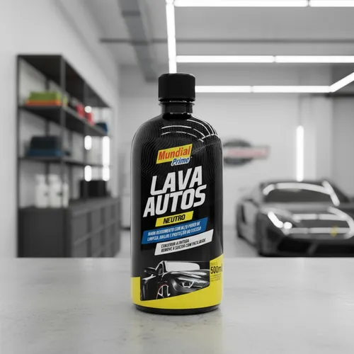 Shampoo Concentrado Neutro Automóvil Mundial Prime x 500ml