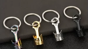 Llavero Metal Pistón Motor Automóvil / Varios Colores / P/Llaves-Bolsos- Etc. - Mod.P101