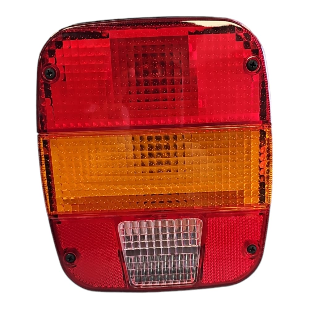 Farol Trasero Trailer Camion Motos 12v / Luces : Posición / Freno / Señalero / Marcha Atrás / Lámparas Halógenas / Cuadrado /19cmx16cm / Precio Unitario - Mod.4017 - Imagen 2