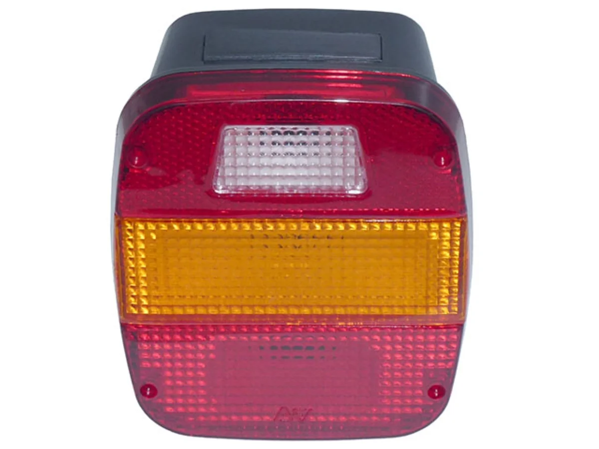 Farol Trasero Trailer Camion Motos 12v / Luces : Posición / Freno / Señalero / Marcha Atrás / Lámparas Halógenas / Cuadrado /19cmx16cm / Precio Unitario - Mod.4017 - Imagen 4
