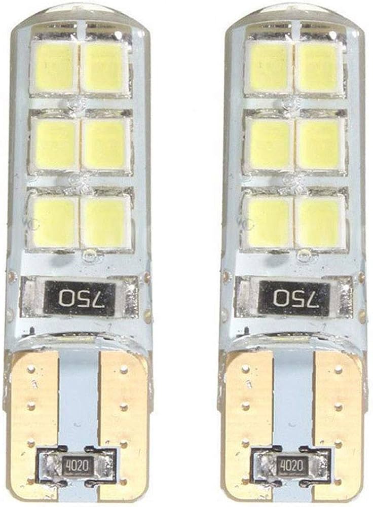 Lamparas T10 Gel -12 Leds / 12v / Ambar / Canbus / Interiores & Exterior del Automóviles / Par - Mod.L23M - Imagen 6