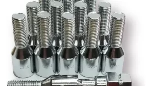 Tornillos Cromado Seguridad P/Llantas Automóviles Cromada Pase 12mmx1.25 / 5.4cm / Llave Allen Inlcuida / Packx20 - Mod.B005