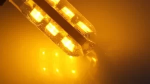 Lamparas T10 Gel -12 Leds / 12v / Ambar / Canbus / Interiores & Exterior del Automóviles / Par - Mod.L23M