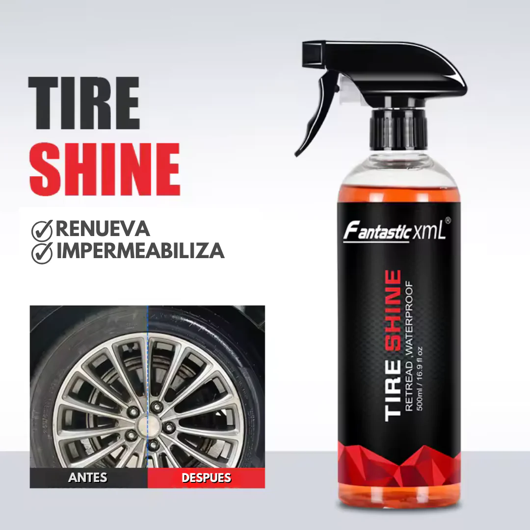 Renovador Abrillantador Neumáticos Automóvil / Tire Shine FANTASTIC XML / Nano Technology / Aspecto Húmedo / 500ml - Mod.550 - Imagen 4