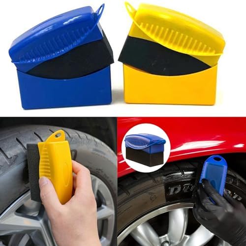 Esponja Aplicadora de Gel & Otros Productos Acabados Neumáticos Automóvil / Car Tire Wax Sponge / x Unidad - Mod.XC213