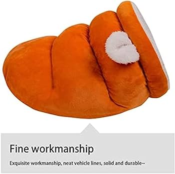 Cama Cucha Sobre/Saco Dormir Tipo Cueva / P/Mascotas Gatos & Perros / Talle M / Naranja - Interior Corderito Sintetico / - 50cmx35cm Mod.RD2502MOR - Imagen 7
