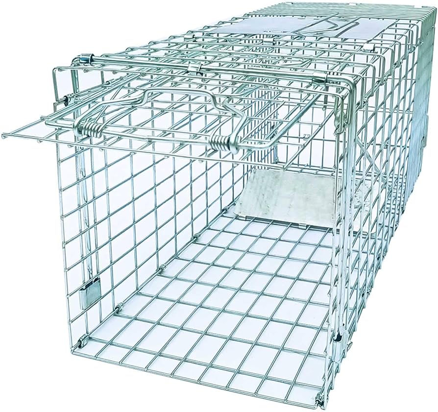 Trampa Captura Viva Animales / Tamaño XL / Animales Medianos-Chicos / Plegable / 95cmx34cmx32cm - Mod.0001 - Imagen 4