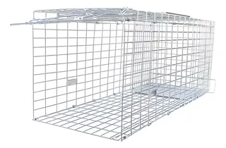 Trampa Captura Viva Animales / Tamaño XL / Animales Medianos-Chicos / Plegable / 95cmx34cmx32cm - Mod.0001 - Imagen 6