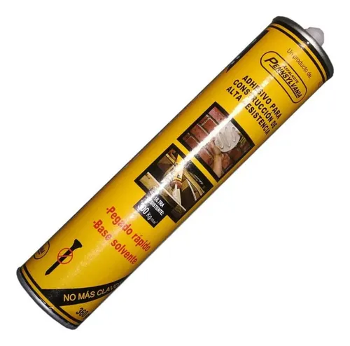 Pegamento Adhesivo Construcción Alta Adherencia / Clavo Liquido / Madera - Mampostería - Yeso - Hormigón - Etc / Pensylvania / Tubo x 360ml - Imagen 4