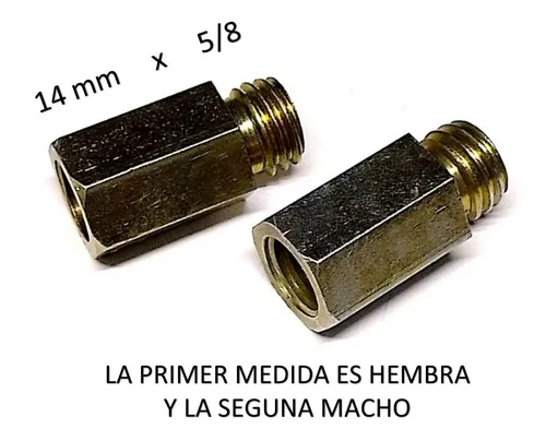 Adaptador Extensor P/Pad Corderito Doble Cara (2 Faz) / o / Plato P/Pad 1 Faz (Baking Plate) / 14mm a 5/8¨ - Mod.1458 - Imagen 9