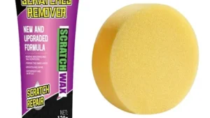 Pasta Removedora Rayones & Restaurar Brillo TUBEER + Esponja Aplicadora / Scratches Remover / Producto Pulido Mano Rayas & Roces Superficiales Pintura Automóvil / 120grs - Mod.T094