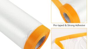 Rollo Film Nylon P/Enmascaramientos Pre-Encintado 110cmx33m Clear - Mod.110C