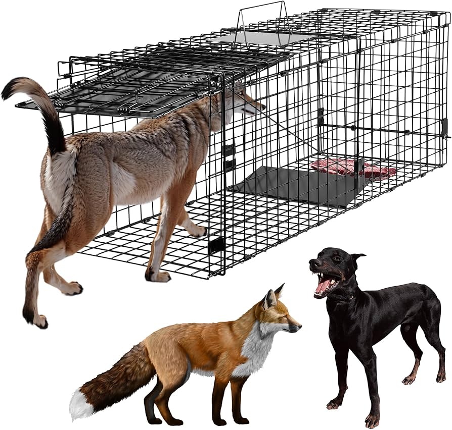 Trampa Captura Viva Animales / Tamaño XL / Animales Medianos-Chicos / Plegable / 95cmx34cmx32cm - Mod.0001 - Imagen 9