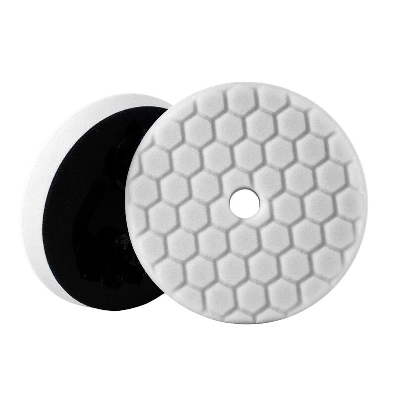 Pad 1 Faz Espuma Panal Abeja Superf Fino/Encerado/White-Blanco/ P/ Pulidora 5"-125mm / (125x26x148) - Mod.RBLWHITE-5 - Imagen 5