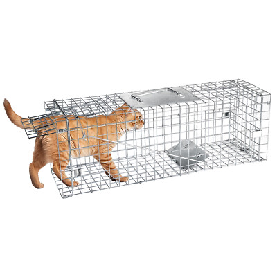 Trampa Captura Viva Animales / Tamaño XL / Animales Medianos-Chicos / Plegable / 95cmx34cmx32cm - Mod.0001 - Imagen 2