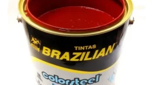Colorsteel Pintura Epoxi 675ml+ 225ml Catalizador (0.9L) Color Rojo - Munsell 5R-4/14 / Multiusos Brazilian (Brasil)