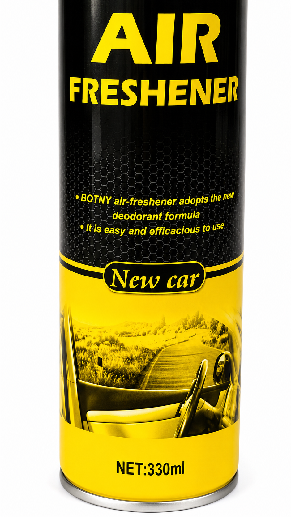 Aromatizador Ambientador Automovil - Hogar / Ambientes Hogar x 330ml BOTNY - Aroma NEW CAR - Mod.BT-1072 - Imagen 4