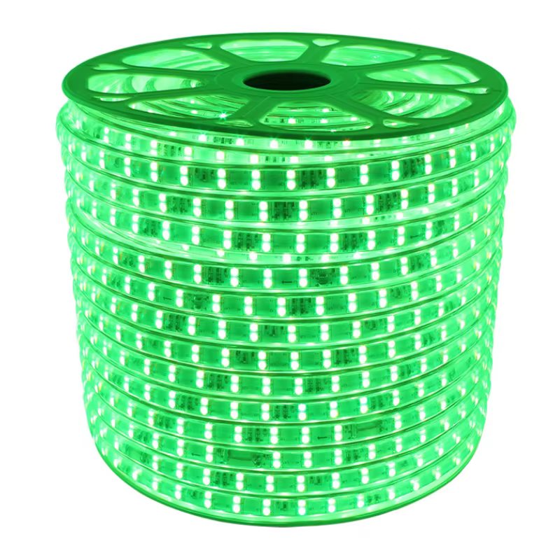Tira Cable Doble Led 5050 RGB x Metro (No Incluye Rectificador P/ 220V & Controlador Multifuncion) Impermeable / Decoración Negocios Hogar Fiestas - Mod.96L
