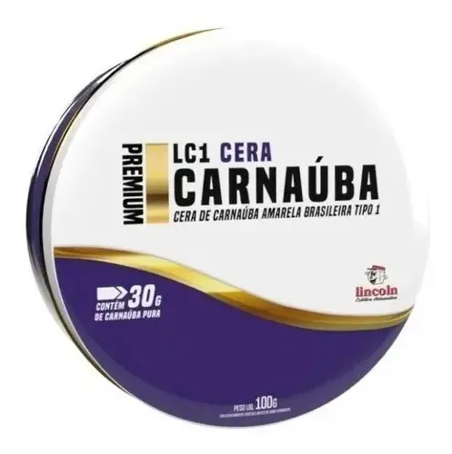 Cera Pasta Carnauba Wax Premium LC1-LINCOLN / Tipo1 / Máxima Concentración Carnauba 30% / Incluye Esponja Aplicadora / Automotriz / Brillo Extremo & Gran Durabilidad / 100grs - Mod.536 - Imagen 3
