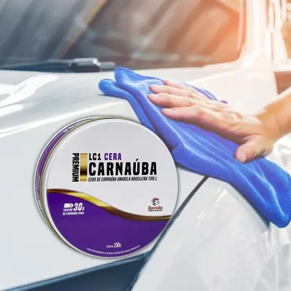 Cera Pasta Carnauba Wax Premium LC1-LINCOLN / Tipo1 / Máxima Concentración Carnauba 30% / Incluye Esponja Aplicadora / Automotriz / Brillo Extremo & Gran Durabilidad / 100grs - Mod.536 - Imagen 12