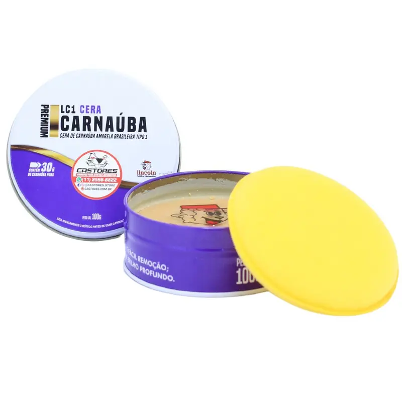 Cera Pasta Carnauba Wax Premium LC1-LINCOLN / Tipo1 / Máxima Concentración Carnauba 30% / Incluye Esponja Aplicadora / Automotriz / Brillo Extremo & Gran Durabilidad / 100grs - Mod.536 - Imagen 17