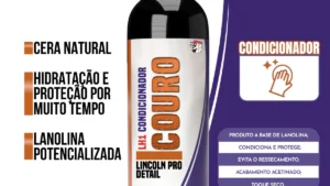 Leather Acondicionador Cuero LH1-LINCOLN / Alta Concentración Lanolina / Humectante Cuero Automóvil / Hogar / 500ml - Mod.320461